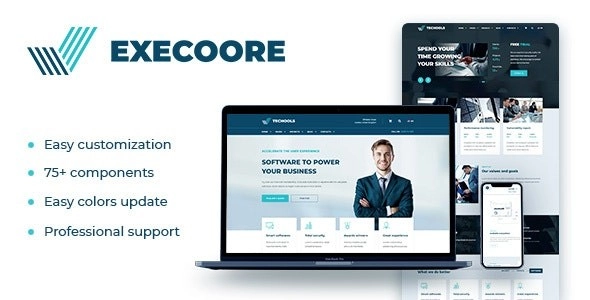 Execoore Technology And Fintech Template 1.4.7