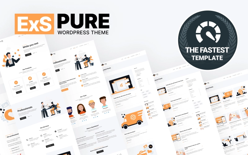 Exs Business Agency And Blogging Wordpress Theme 2.0.3