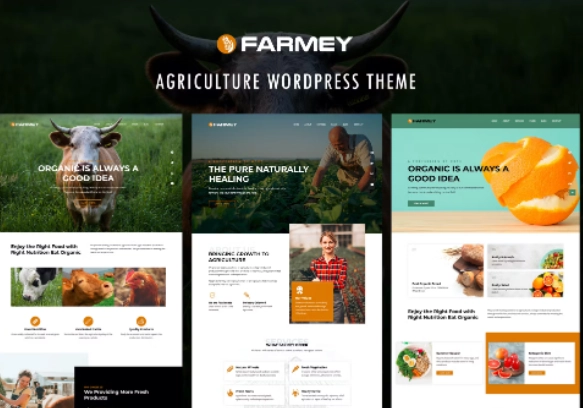 Farmey Agriculture Wordpress Theme 1.0