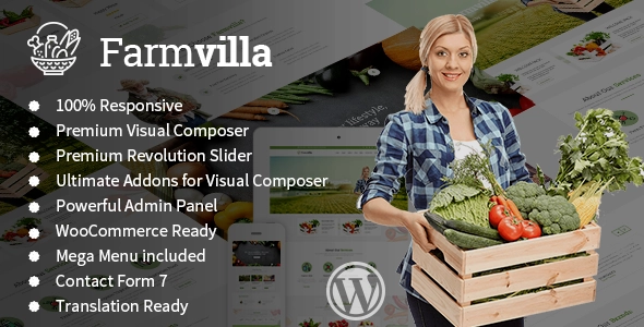 Farmvilla Organic Theme Wordpress Theme 1.1.3