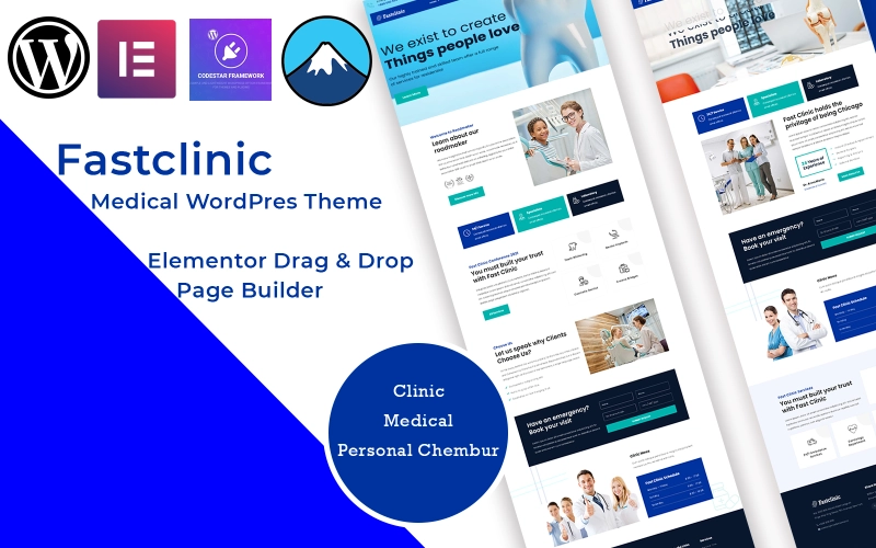 Fast Clinic Medical Wordpress Elementor Theme Wordpress Theme 1.0.0