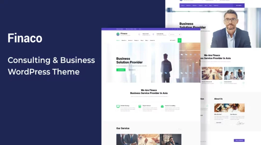 Finaco – Consulting & Business WordPress Theme 2.1