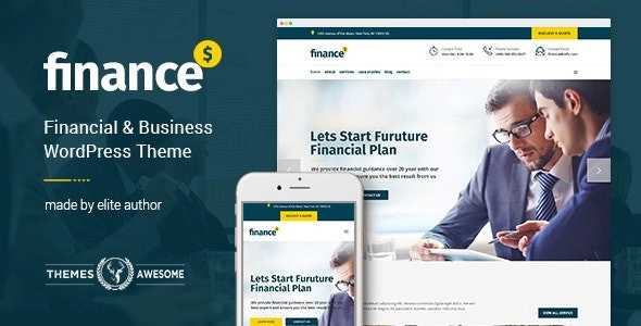 Finance Business Accounting Wordpress Theme 1.5.8