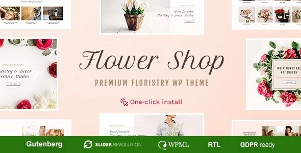 Flower Shop Decoration Store And Floristic Wordpress Theme 1.1.8