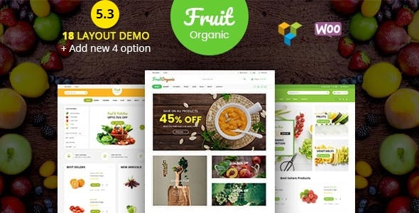 Food Fruit Organic Farm, Natural Rtl Responsive Woocommerce Wordpress Theme 6.4