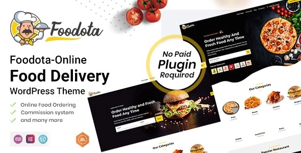 Foodota Online Food Delivery Wordpress Theme 1.0.3