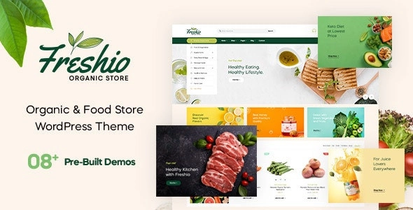 Freshio Organic & Food Store Wordpress Theme 2.2.0