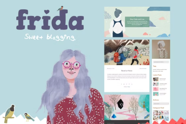 Frida A Sweet & Classic Blog Theme 7.0.3