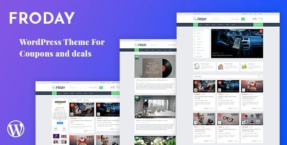Froday – Coupons And Deals Wordpress Theme 2.6.0