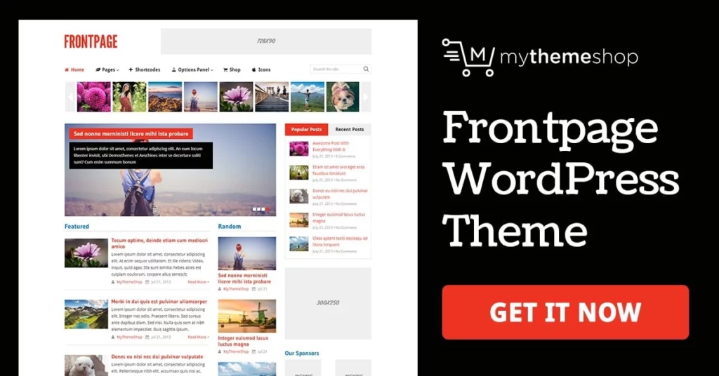 FrontPage – WordPress Theme 1.2.2