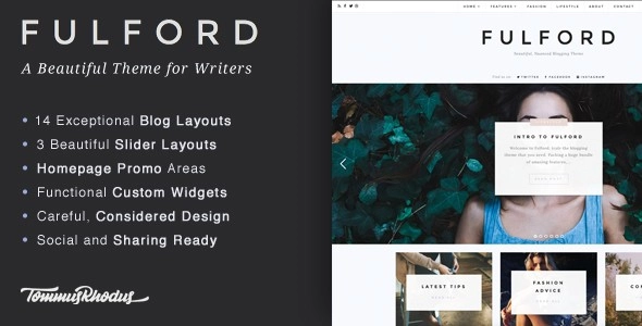 Fulford Responsive Wordpress Blogging Theme 1.0.7