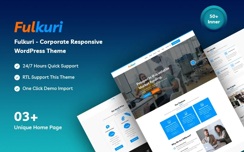 Fulkuri Corporate Business Wordpress Theme 1.0.0