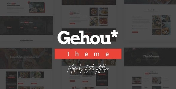 Gehou A Modern Restaurant & Cafe Theme 1.1.4