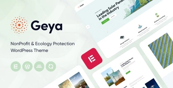 Geya Nonprofit & Ecology Protection Wordpress Theme 1.0