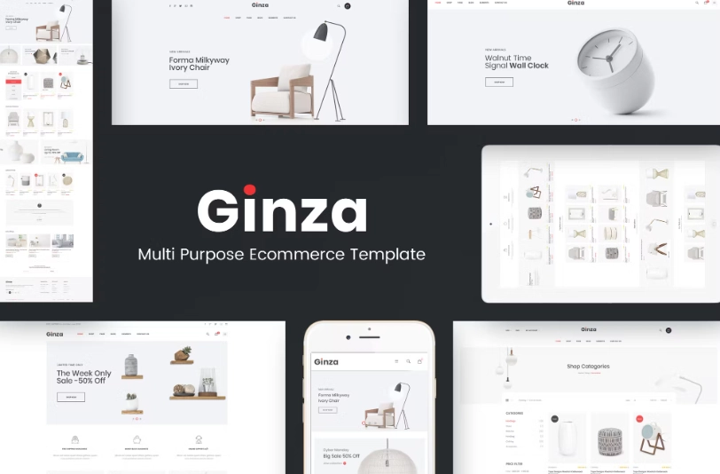 Ginza Furniture Theme For Wordpress 1.0.8