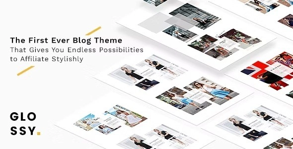 Glossy Fashion Blog Theme For Stylish Affiliation 2.3