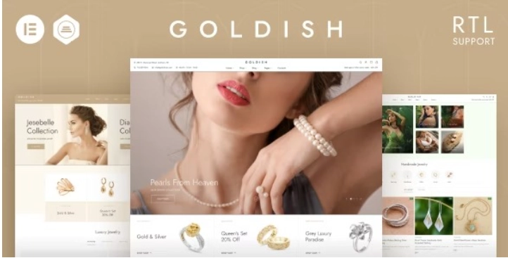 Goldish Jewelry Store Woocommerce Theme 3.12