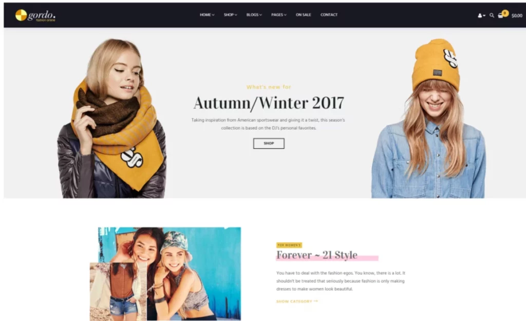 Gordo – Responsive WooCommerce WordPress Theme 1.1.0
