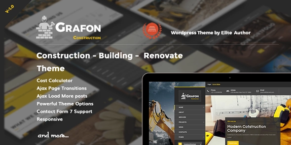 Grafon Construction Building Renovate Wordpress Theme 1.1.0