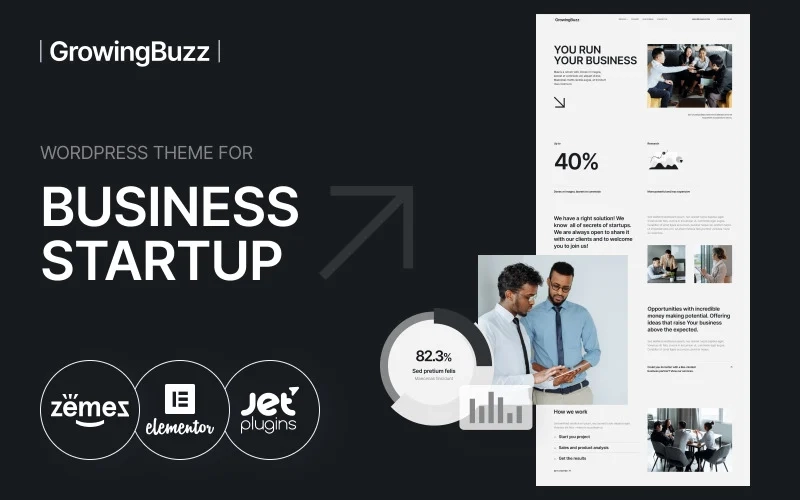 Growingbuzz Startup Business Company Wordpress Theme 1.0.1