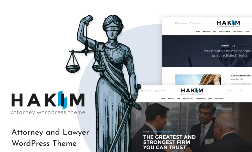 Hakim | Attorney and Lawyer WordPress Theme 1.3