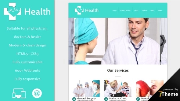 Health – Medical Wordpress Theme 1.08