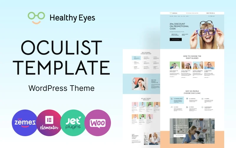 Healtheyes Optician Wordpress Theme 1.0.1