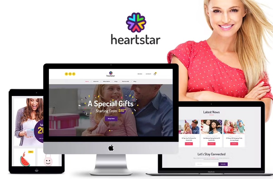 Heartstar Gift Shop & Event Planning Wordpress Theme 1.0.7.1