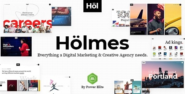 Holmes Digital Agency Theme 1.5