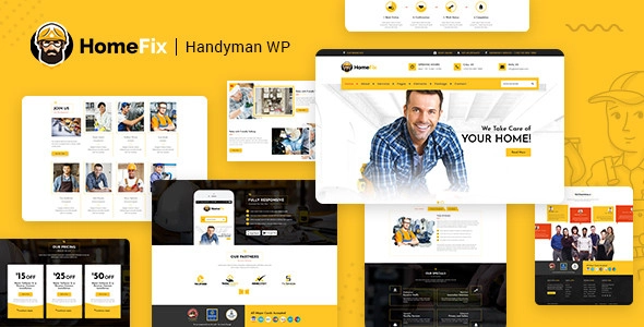 Homefix Plumber, Handyman Maintenance Theme 2.4