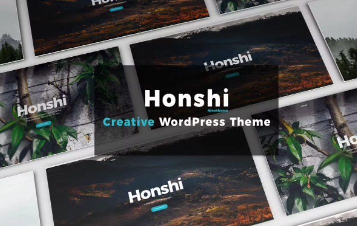 Honshi Pro Elementor Portfolio Simple Wordpress Pro Theme 2.5.9