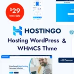 Hostingo Hosting Wordpress & Whmcs Theme 2.1