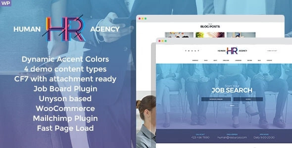 Hr Human Consult Searching & Recruiting Wordpress Theme 1.3.0