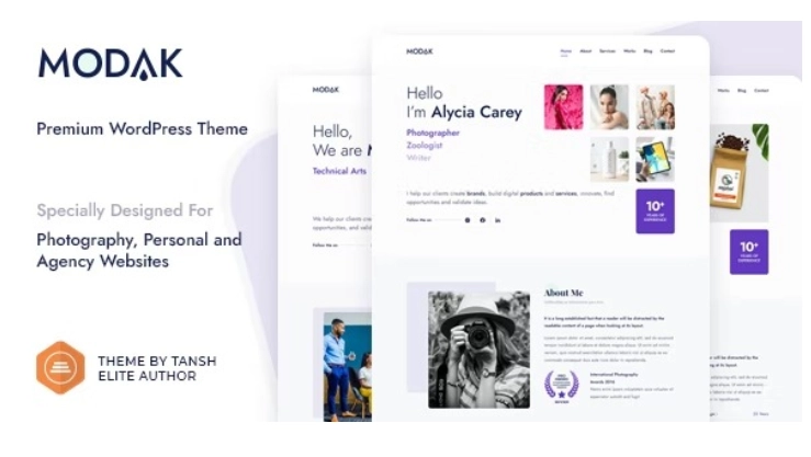 Modak One Page Wordpress Theme 1.0.1