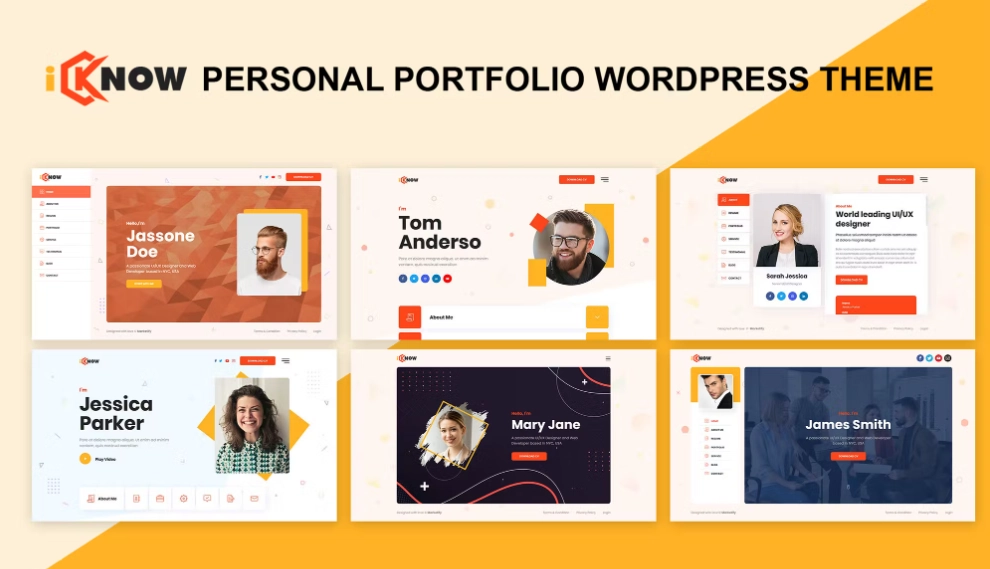 Iknow Personal Portfolio Wordpress Theme 8.0