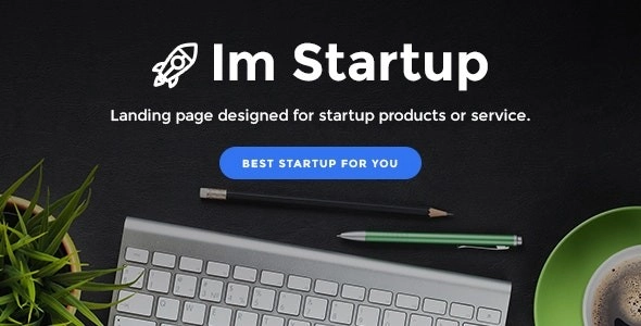 Imstartup Startup Landing Page Wordpress Theme 1.3.8