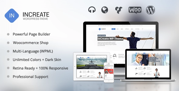 Increate Responsive Multipurpose Wordpress Theme 1.2.5