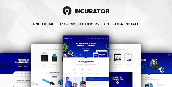 Incubator Wordpress Startup Business Theme 3.3