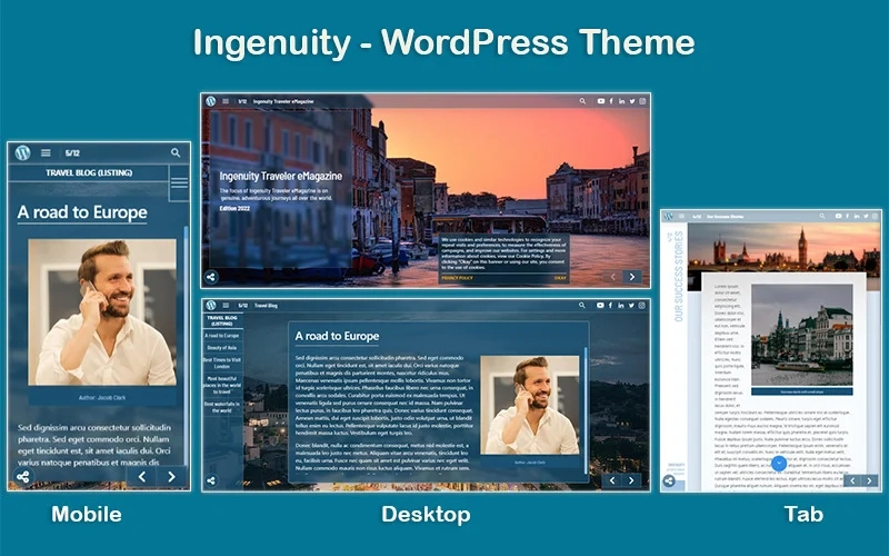 Ingenuity Multipurpose Wordpress Theme 1.0.0