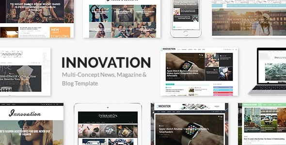Innovation: Multi Concept News, Magazine & Blog Theme 6.0