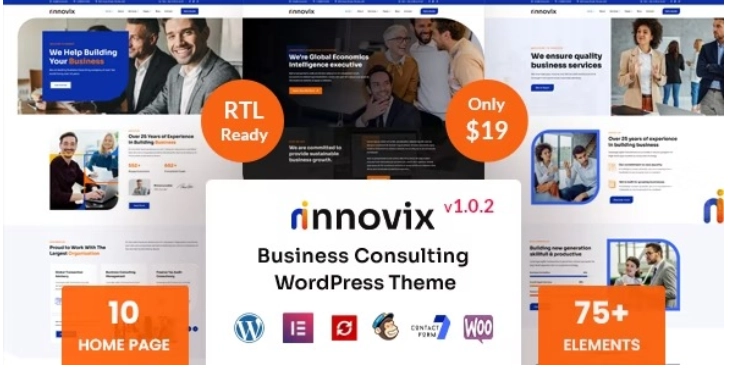 Innovix Business Consulting Wordpress Theme 1.0.1