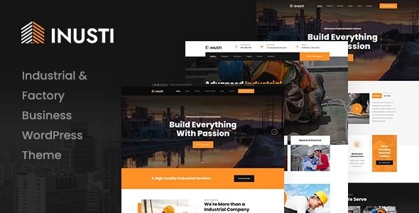 Inusti – Factory & Industrial Wordpress Theme 1.0.7