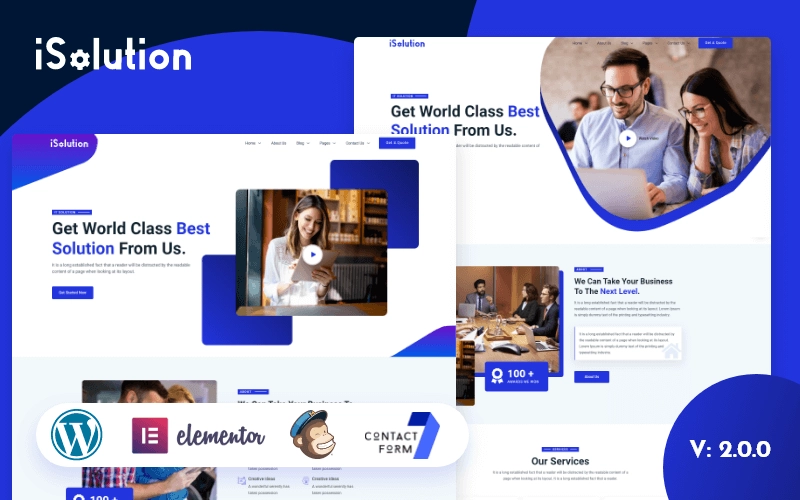 Isolution It Solution & It Services Technology Wordpress Theme 2.0.0