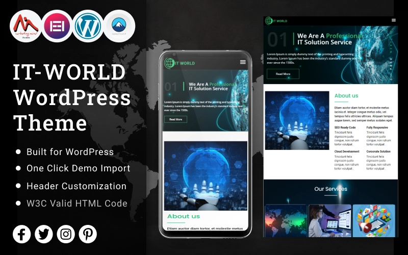 It World Wordpress Theme Wordpress Theme 1.00