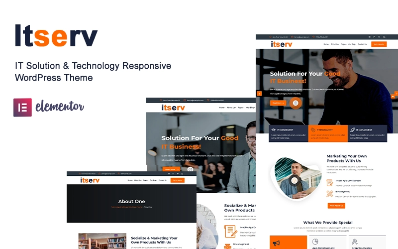 Itserv – Software And It Solutions Wordpress Theme 1.0.0