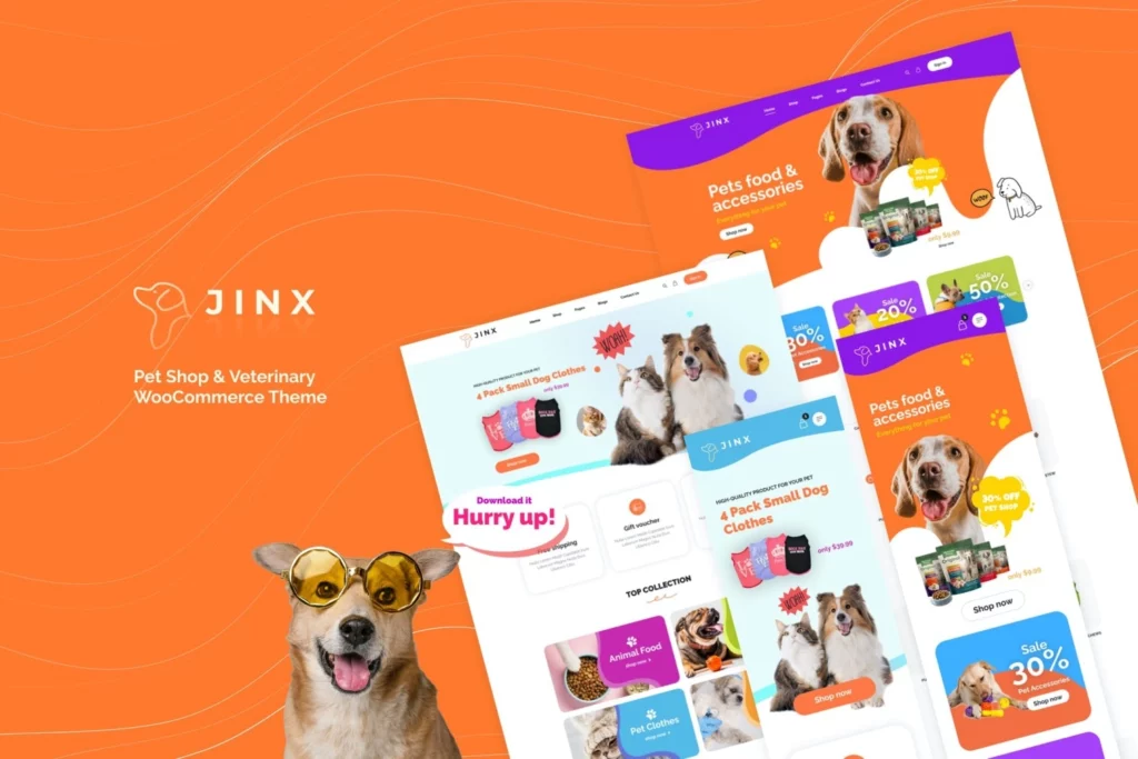 Jinx – Pet Shop & Veterinary WooCommerce Theme 1.0.3