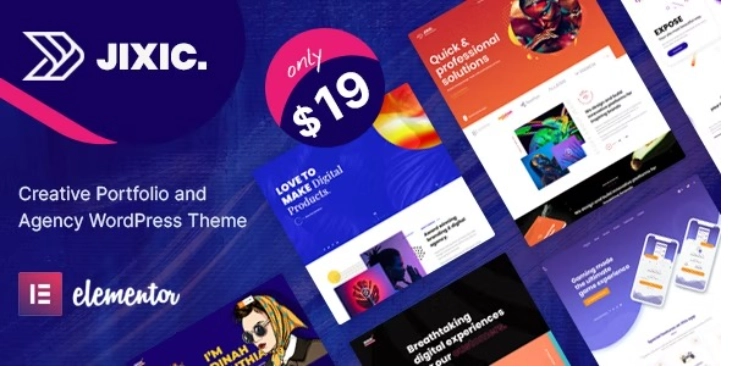 Jixic Creative Portfolio & Agency Wordpress Theme 1.4