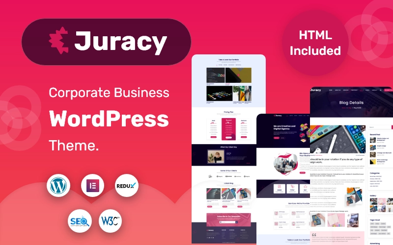 Juracy Corporate Business Wordpress Theme 1.0.0