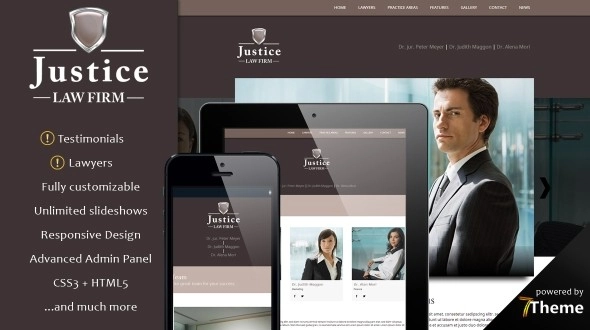 Justice – Lawyer Wordpress Theme 1.12