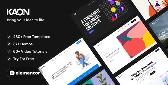 Kaon Wordpress Theme For Creatives & Woocommerce 1.0.2